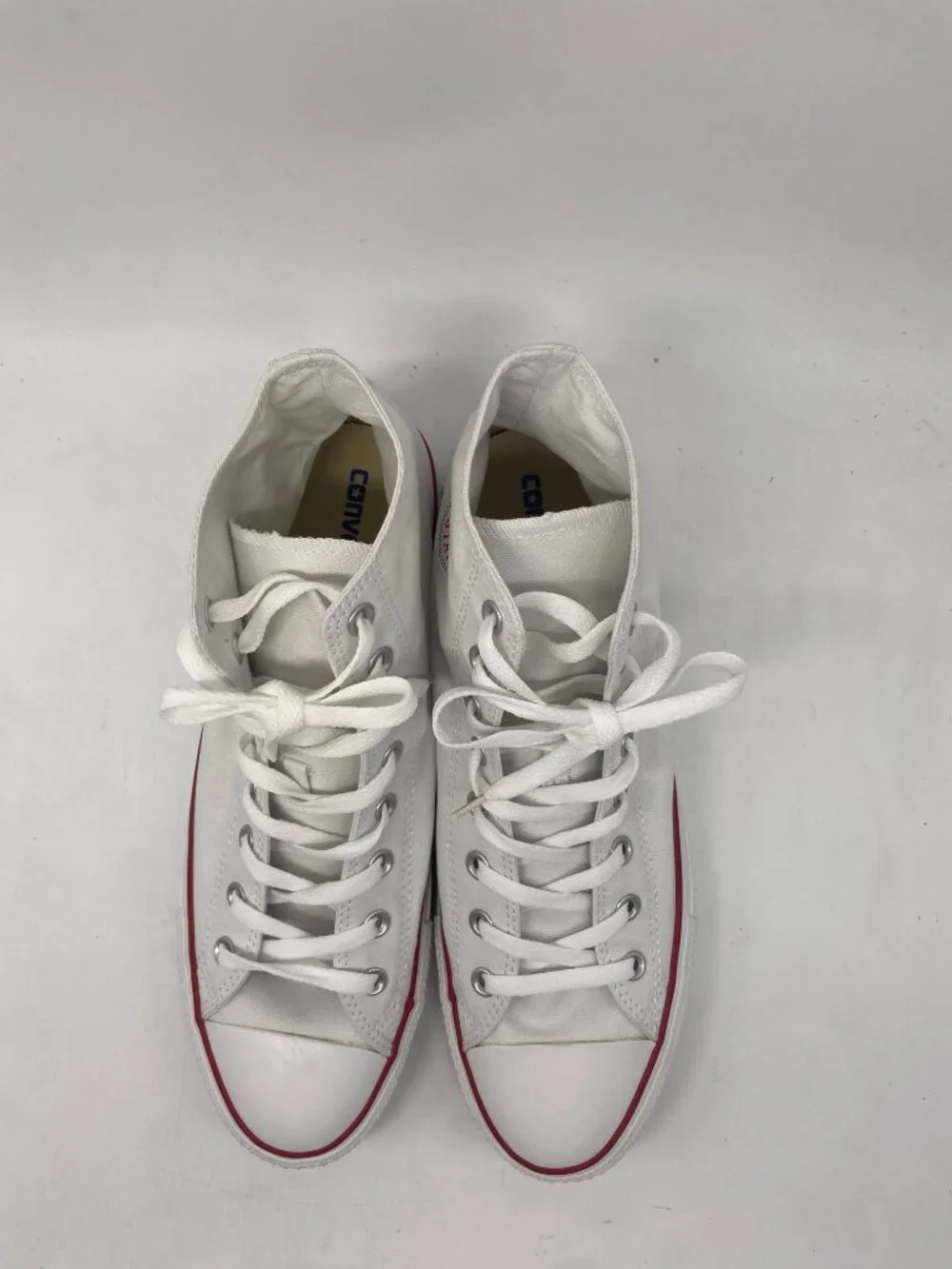 CONVERSE ALL STAR HI WHITE #X7650 US MEN'S SIZE 12
